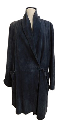 Lot 84 - A lady's Nicole Farhi blue suede waterfall...