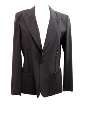 Lot 61 - Jean Paul Gaultier: a black and lace insert...
