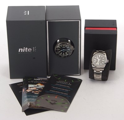 Lot 203A - Two gents watches to include a Nite Alph gents...