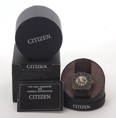 Lot 204A - A gents Citizen Eco-Drive divers 200m watch...