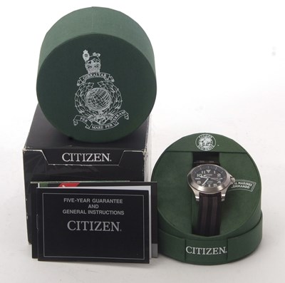 Lot 200A - A Citizen Eco-Drive WR300 Royal Marines...