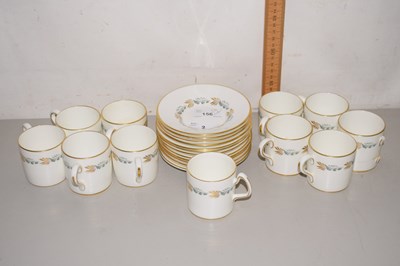 Lot 2 - A Coalport part tea set