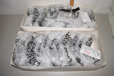 Lot 3 - Two boxes of safety goggles