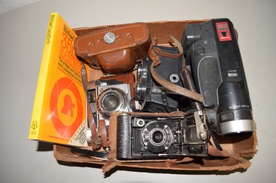 Lot 7 - Box of various assorted cameras to include...