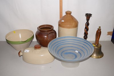 Lot 10 - Mixed Lot: Brewery flagon marked Morgan,...