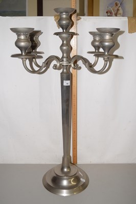 Lot 15 - A large five light candelabra