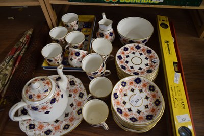 Lot 520 - QUANTITY OF EDWARDIAN FLORAL DECORATED TEA...