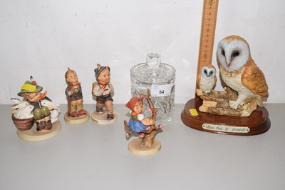 Lot 54 - A group of Goebel figures of children, further...