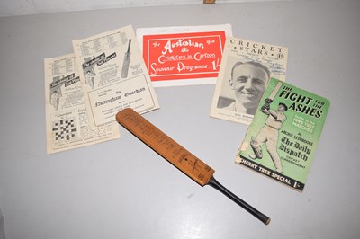 Lot 68 - Cricket Interest - A miniature William Gunn...