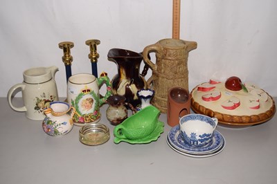 Lot 142 - Mixed Lot: Various decorated jugs,...