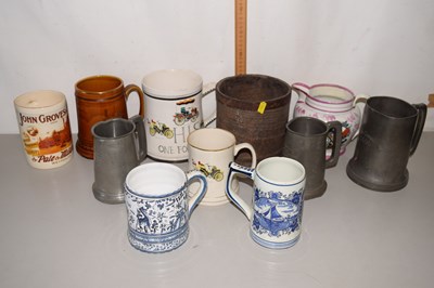 Lot 198 - Mixed Lot: Various assorted tankards, jugs and...