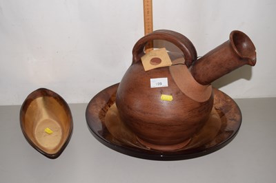 Lot 199 - Mixed Lot: Two modern glass bowls and a...