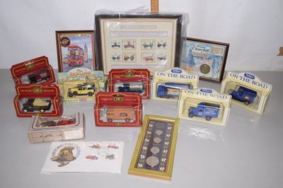 Lot 201 - Collection of boxed Tetley Tea and other toy...