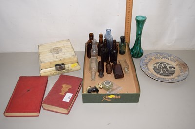 Lot 208 - Mixed Lot: Vintage bottles, a French transfer...
