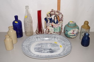 Lot 210 - Mixed Lot: Victorian transfer printed meat...