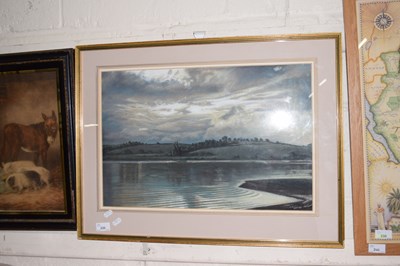 Lot 239 - Ian Hadley - Moonlight on the Water, Bewl...