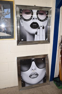 Lot 250 - Two modern Gucci/Par Amour portrait prints