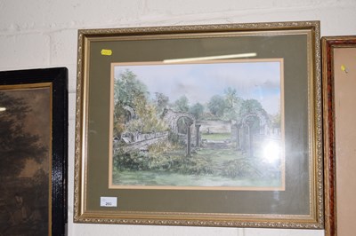 Lot 260 - 20th Century watercolour study of ancient...