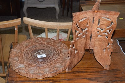 Lot 280 - Small Indian hardwood folding table