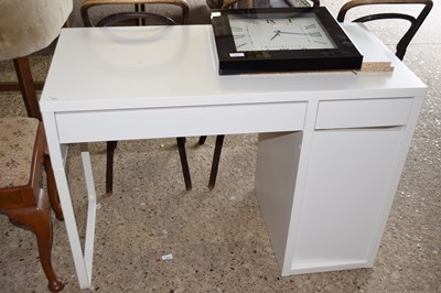 Lot 283 - A modern white finish dressing table