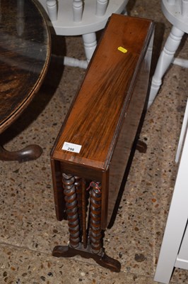 Lot 298 - A walnut Sutherland type drop leaf table