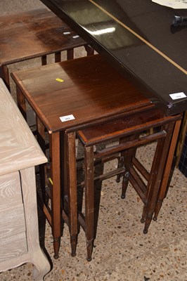 Lot 303 - Nest of three Edwardian side tables
