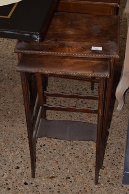 Lot 309 - Nest of two Edwardian mahogany tables