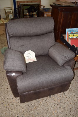 Lot 315 - A modern recliner chair