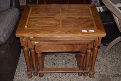 Lot 317 - Nest of hardwood tables