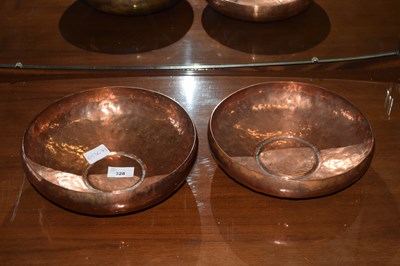 Lot 328 - A pair of late 19th Century hand made circular...