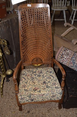 Lot 330 - A 1930's cane back side chair