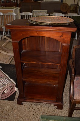 Lot 333 - A modern dark finish book case