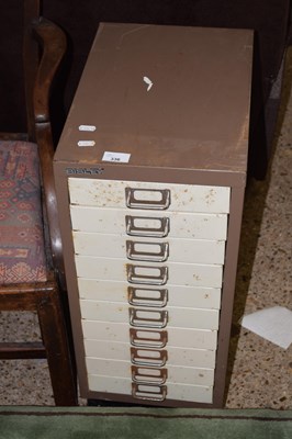 Lot 336 - A Bisley metal chest of drawers
