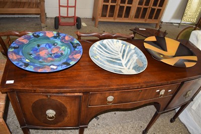 Lot 341 - A group of three modern centrepiece bowls