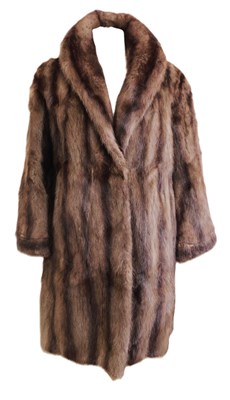 Lot 87 - A lady's 3/4 fur jacket, with single hook...