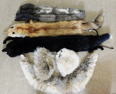 Lot 94 - A group of fur stoles and hats, (7)