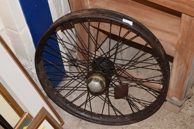 Lot 356 - A vintage multi-spoke wheel, 22" diameter