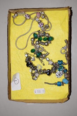 Lot 107 - Box of various bead necklaces