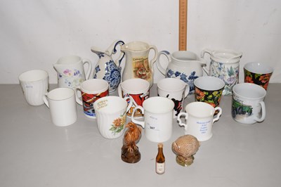 Lot 507 - Mixed Lot: Various assorted mugs, novelty...