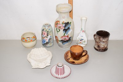 Lot 549 - Mixed Lot: Various vases etc