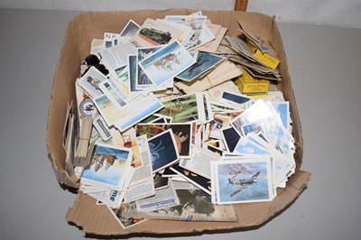 Lot 576 - Box of various cigarette cards, tea cards etc