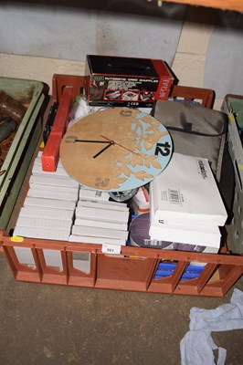 Lot 591 - Box of various clearance items to include...