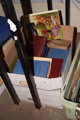 Lot 593 - One box of mixed books