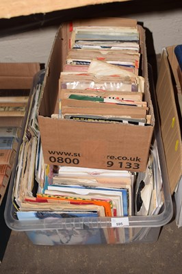 Lot 595 - Two boxes of various singles
