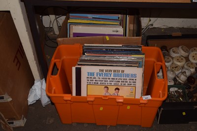 Lot 605 - Two boxes of assorted records