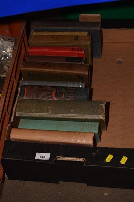 Lot 640 - One box of mixed books