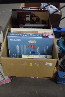 Lot 652 - Three boxes of mixed books