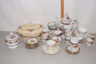 Lot 671 - A quantity of various tea wares