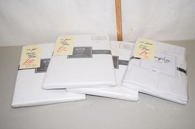 Lot 677 - As new single and double duvet covers and a...