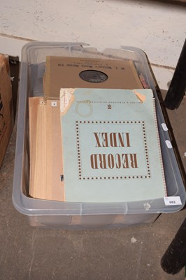 Lot 682 - Box of 78 rpm records